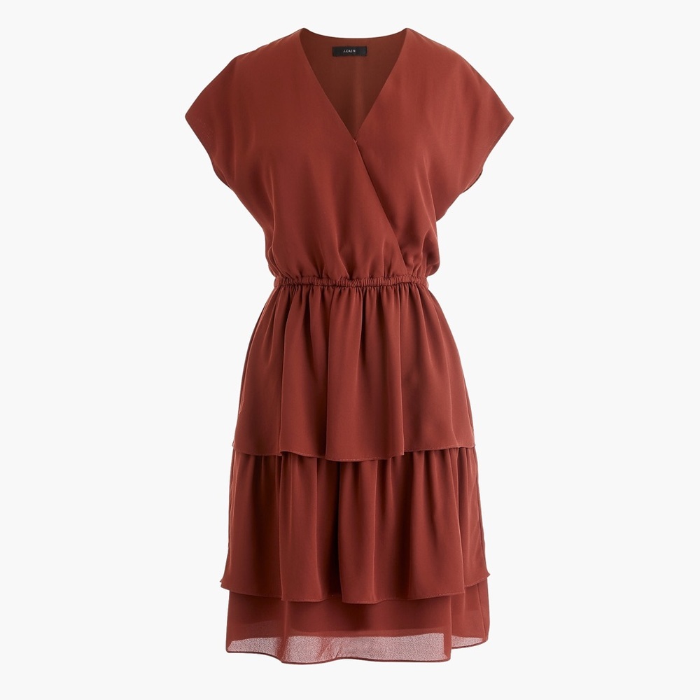 J. Crew Point Sur Tiered Ruffle Dress